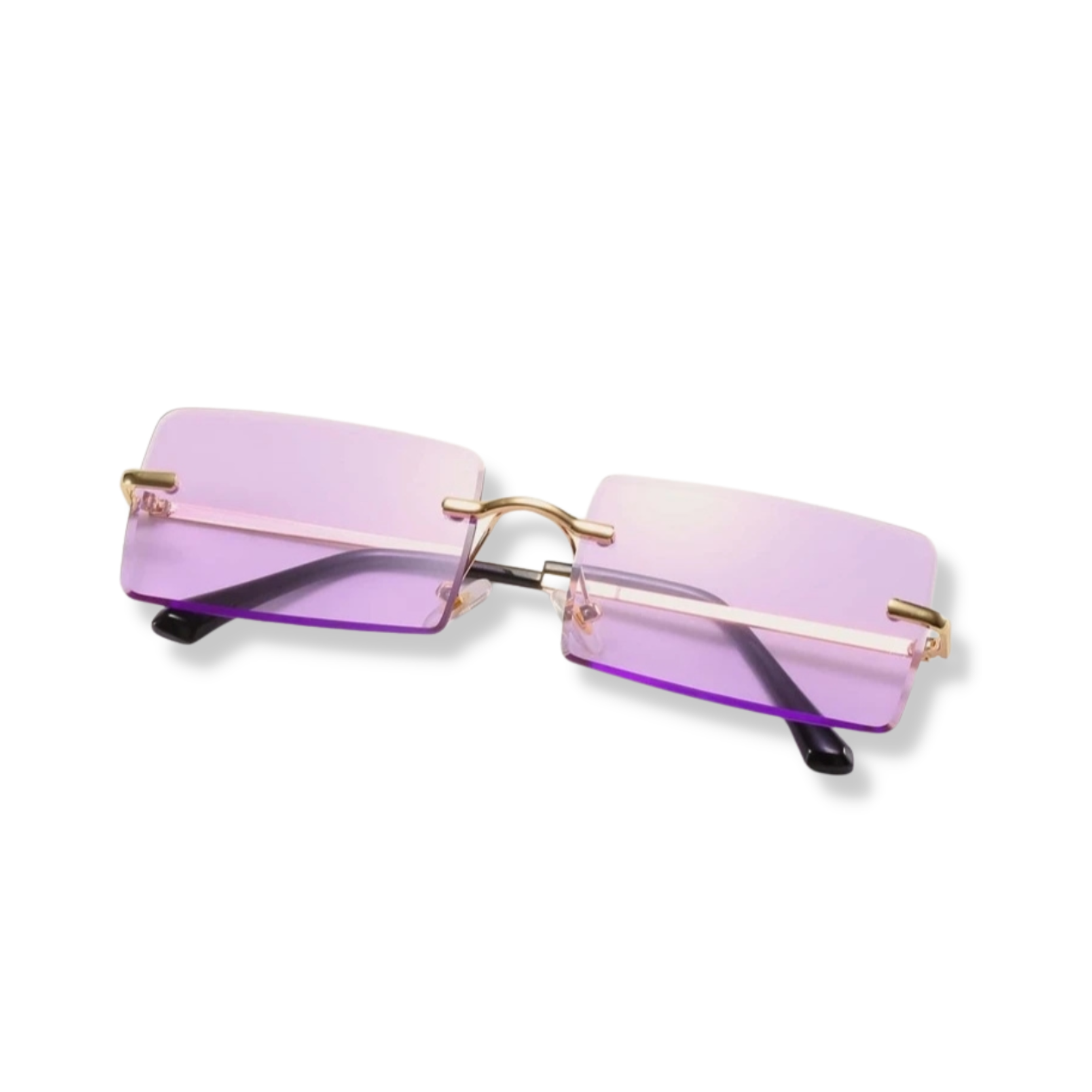 Purple Haze Rimless Sunglasses